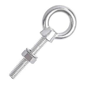 5/16" x 2-5/16" Long Stainless Steel Shoulder Threaded Eyebolts, T316 Marine Grade – Lot of 25