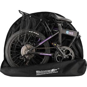 SUNELFFY Folding Bike Bag for 14-20inch Bicycle Carry Bike Bag for Brompton Travel Case Bike Transport Bag for Car Train Air Travel Portable