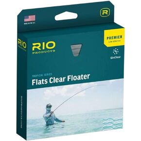 RIO Products Premier Flats Clear Floater, Tropical Series, Clear Floating Tip for Stealth in Saltwater, 100 FT Length
