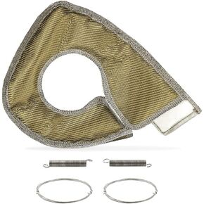 Mishimoto MMTB-F2D-03 Titanium Turbo Blanket, Compatible With Ford 6.0L Powerstroke 2003-2007