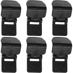 6pcs Cylinder Lock Aquarium Clips 20 Gallon Aquarium lid Non- Locking Screen Clip Snake Clips Escape Screen Clip Turtle basking Platform 10 gal cage Clips Plastic to Feed Part