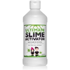 البوراكس الوحل المنشط-16oz الحل. صنع في الولايات المتحدة الأمريكية. يعمل مع جميع أنواع الغراء - إلمر، PVA، أبيض، شفاف، لامع. أفضل من محلول الاتصال أو منظفات الغسيل