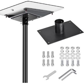 Sturdy Pipe Adapter Mounting Kit for Starlink Gen 2 V2 [Flat High Performance] Antenna - Highly Compatible - Metal Alloy Bracket for Starlink Gen2 Internet Satellite Dish Roof Pole Mount Holder in Saudi Arabia
