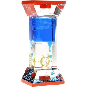 PowerTRC Liquid Motion Bubbler Sensory Toy, Fidget Toy for Desk Tops | Calming and Relaxing ADHD, Anxiety, and Autism Toy for Kids and Adults