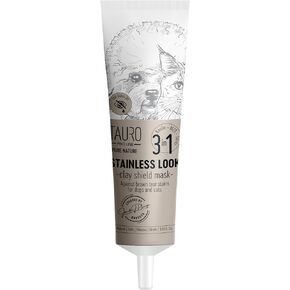 Tauro ProLine Pure Nature Stainless Look Clay Shield Mask Tear Stain Remover and Eye Cleaner, Grooming Product Ideal for All Dogs and Cats Eyes, Ears, Mouth Area Suitible for Home or Professional Use