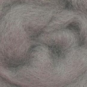 Wistyria Editions Wool Roving 12" .22oz, Smoke