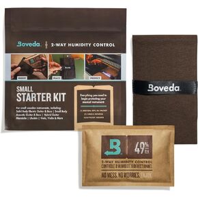 Boveda Music Large Starter Kit - (3) 49% RH Standard Boveda - Ideal Two-Way Humidty Control for MOST CLIMATES - For Guitars & Other Large Wooden Instruments