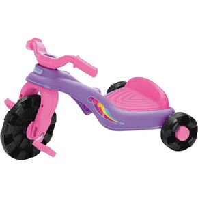 American Plastic Toys Kids’ Sweet Petite Trike, Pink, Durable Plastic, Stabilizing Metal Axles, Develops Balance and Motor Skills, Outdoor Tricycle, for Ages 18 Months to 4 Years Old