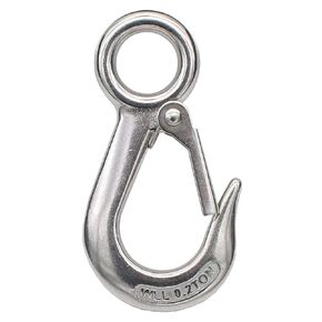 Alele Grab Hooks,Slip Hooks,304 Stainless Steel Lifting Hook Rigging Accessory,440 lbs.Work Load (Grab Hooks 0.2t)