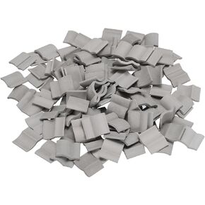 MECCANIXITY Miniature Bricks Clay Mini Wall Brick Model Brick Building Set for Model Building Dolls Pet Houses Garden Grey Pack of 100 Scale 1/16 20x17x2mm/0.79x0.67x0.08