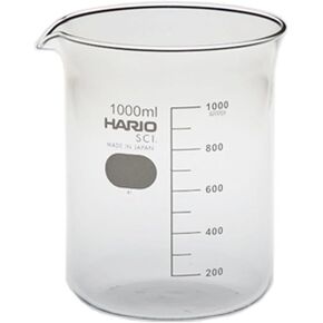 وعاء هاريو B-1L-H32، 33.8 أونصة سائلة (1000 مل)، صنع في اليابان