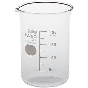 HARIO B-200-H32 Beaker, 6.8 fl oz (200 ml), Made in Japan