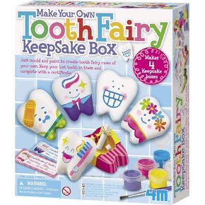 4M Make Your Own Tooth Fairy Keepsake Box - Arts and Crafts for Girls and Boys