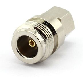 DGZZI 2-Pack N Female to F Male RF Coaxial Adapter N to F Coax Jack Connector