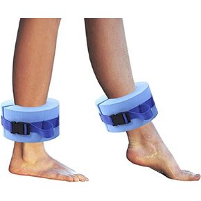 ASSR Paired Foam Swim Aquatic Cuffs, Water Aerobics Float Ring Fitness Exercise Set Workout Ankles Arms Belts with Quick Release Buckle for Swim Fitness Training