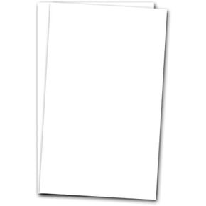 8.5 x 14 White Card Stock | Heavyweight 80lb Cover (216gsm) Cardstock Paper – Smooth Finish | For Arts and Crafts, Brochures, Restaurant Menus, Posters | 50 Sheets per Pack