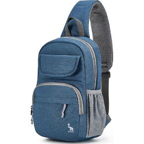 OIWAS Sling Bag Crossbody Backpack for Men, One Strap Backpack Hiking Daypack Chest Bag for Women