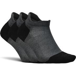 Feetures Elite Max Cushion No Show Tab - Running Socks for Men & Women - Athletic Compression Socks - Moisture Wicking