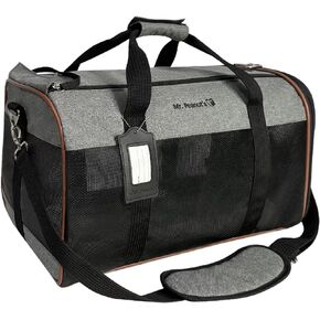 Mr. Peanut's Rhodium Mini Series Airline Compliant Pet Carrier, Check Sizing, Appropriate for Small Pets Only