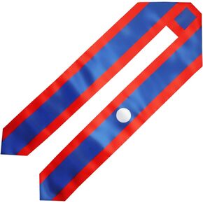 SNUWITH Laos Flag Graduation Sash/Stole/Scarf 180X13CM Double Sided for Study Aboard International Students Graduation Decoration Item Gift