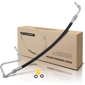 A-Premium Power Steering Hose Pressure Hose Line Assembly Compatible with Jeep Grand Cherokee 2007 2008 2009 Pump to Cooling Fan Replace# 52089329AD