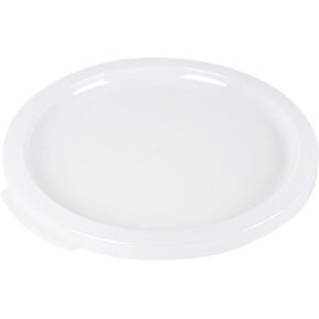 Restaurantware - LID ONLY: Met Lux 12.5 Inch Translucent Plastic Lid, 1 Durable Storage Container Lid - Fits 12, 18, And 22 Quarts, Pull-Corner Tab, Round Storage Container Lid, For Storing Food
