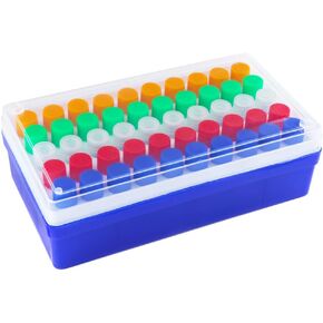 1 Pack Aquarium Baby Brine Shrimp Dispense Storage Container for Brine Shrimp Hatchery with 50 Pcs Collection Tubes Kit (1.8 ml)