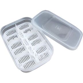NGe Reptile Egg Breeding Hatchery Box Incubator Tray Container Box for Snake Gecko Lizard (12 Holes) in Saudi Arabia