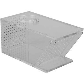Acrylic Aquarium Crab Trap Fish Tank Shrimp Snail Catcher One Way Valve Box
