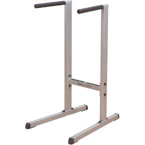 Body-Solid (GDIP59) Dip Station - Heavy-Duty Steel Dip Bars with Slip-Proof Grips - Adjustable & Stable Pull-Up Stand for Strength Training - Powder Coated Fitness Equipment