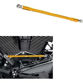 PJMTCUSTOM Aluminum CNC Gold Clutch Shift Shifter Linkage Rod Fits for Harley Davidson FL Softail and Touring Models (Gold)