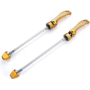 VIARON MTB Quick Release Axle Front and Rear Mountain Bike Skewer Set Aluminum Alloy Bicycle Wheel Skewers Hub QR Lever