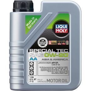 LIQUI MOLY Special Tec AA SAE 0W-20 | 1 L | Synthesis technology motor oil | SKU: 2207