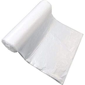 بطانات قمامة شفافة (لون طبيعي) HDPE بدون قلب - 33 بوصة × 40 بوصة - 250 كيس - 13 ميكرون - شفافة in Kuwait