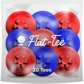 Golf Tee (Driving Ranges, Indoor/Virtual Golf Simulators, Tundra/Winter Golf, Consistent Height, USGA Conforming, Par 3 Tee, Virtually Unbreakable, Multicolor)