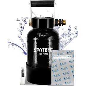 Spotless Water System.Car Wash System,Deionized Water System for RV, Vehicles, Motorcycles, Bikes, Boats, Planes,No Spots (Black-713)