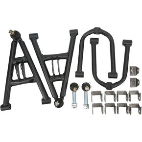 go kart suspension, Acouto Front Suspension Shock Swing Arm Kit for 150cc 200cc ATV 4 Wheels Quad Bike Go Kart 350mm/13.77in Steel Alloy Front Suspension Swing Arm Assembly Accessories Replacement