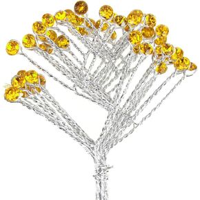 Homeford Crystal Rhinestone Spray Branch, 7-1/2-Inch, 12-Count (Clear)