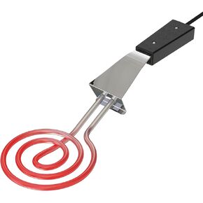 WishDirect 700W Electric Charcoal Starter for BBQ Grill Smoker Fireplace, Firepit, Stove - Design with Large Spiral Heating Element, 30% Faster Igniting Fire