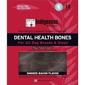 Indigenous Dental Health Bones — Smoked Bacon Flavor Large 17oz