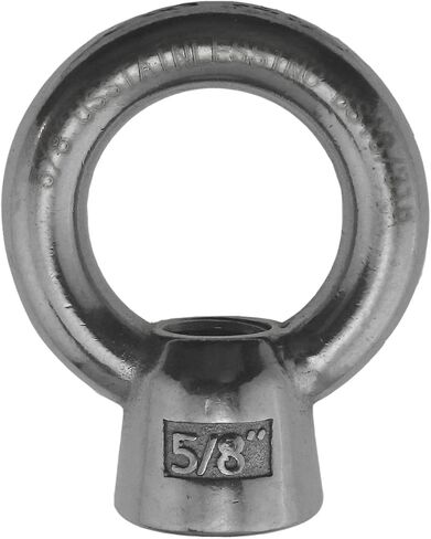 US STAINLESS Stainless Steel 316 Lifting Eye Nut 5/8" UNC Marine Grade Pitch of 11 in Saudi Arabia