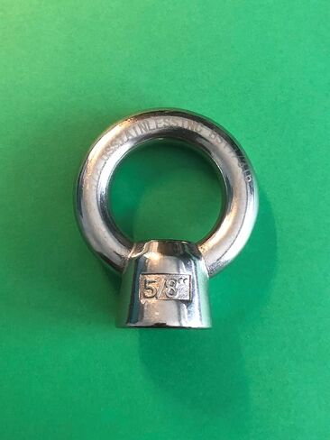US STAINLESS Stainless Steel 316 Lifting Eye Nut 5/8" UNC Marine Grade Pitch of 11 in Saudi Arabia