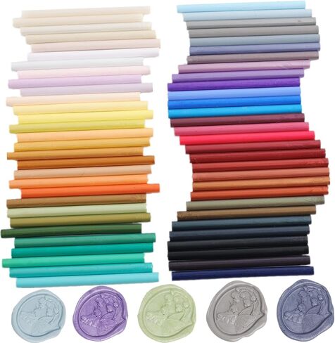 Sealing Wax Sticks, ONWINPOR 10 Pieces Pearl White Glue Gun Wax Seal Sticks for Wax Seal Stamp, Easy Melting Wax Seal Sticks for 0.43'' Glue Gun Wax Sealing Sticks (10, Pearl White) in Saudi Arabia