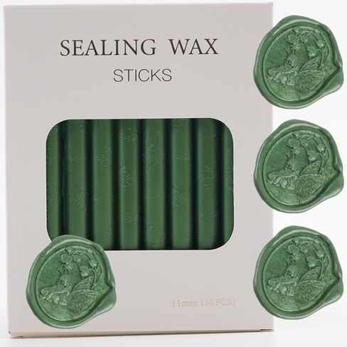 ختم العصي الشمع، ONWINPOR 10 قطع لؤلؤة بيضاء الغراء الشمع العصي ختم الشمع لختم ختم الشمع، سهلة ذوبان الشمع العصي ختم الشمع ل0.43 '' الغراء بندقية الشمع ختم العصي (10، اللؤلؤ الأبيض) in Kuwait