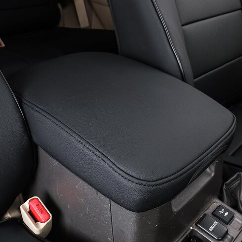 أغطية مقاعد السيارة EKR مقاس مخصص 4Runner لسيارة Toyota 4Runner 2011-2024 (فقط لإصدار 5 مقاعد) - مجموعة كاملة، جلد (أسود) in Kuwait