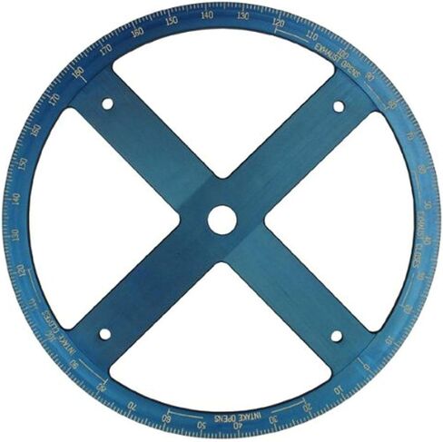 Proform 67490 Anodized Blue 16" Diameter Camshaft Degree Wheel in Saudi Arabia