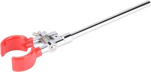 Labasics 2-Prong Swivel Clamp، قوي 2 الشق واحد ضبط متعدد الأغراض تمديد المشبك قبضة قابل للتعديل مختبر المشبك مع قضيب 7 بوصة للاستخدام المختبري in Saudi Arabia