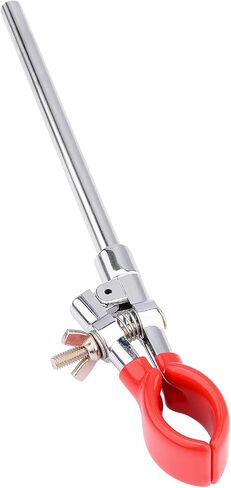 Labasics 2-Prong Swivel Clamp، قوي 2 الشق واحد ضبط متعدد الأغراض تمديد المشبك قبضة قابل للتعديل مختبر المشبك مع قضيب 7 بوصة للاستخدام المختبري in Saudi Arabia