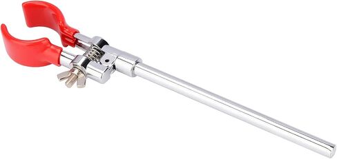 Labasics 2-Prong Swivel Clamp، قوي 2 الشق واحد ضبط متعدد الأغراض تمديد المشبك قبضة قابل للتعديل مختبر المشبك مع قضيب 7 بوصة للاستخدام المختبري in Saudi Arabia