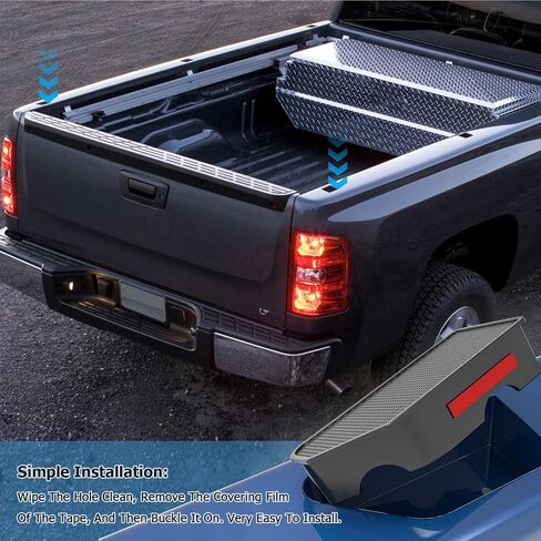 أغطية جيب لسكك السرير لـ 2019-2024 Chevy Silverado 1500/GMC Sierra 1500 و2020-2024 GMC Sierra/Chevy Silverado 2500/3500HD ملحقات شاحنة Tonneau يغطي سدادات غطاء، أسود 2-حزمة in Saudi Arabia